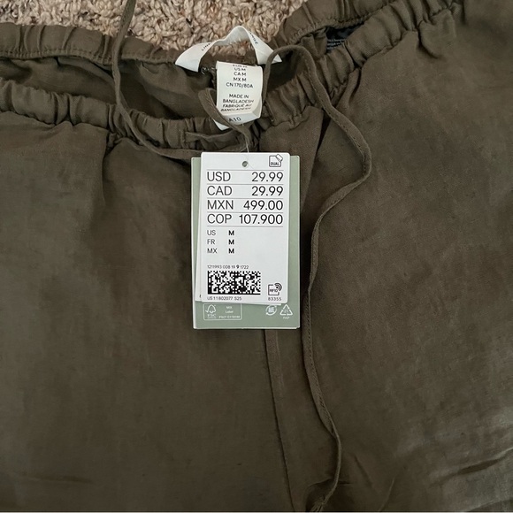NWT linen Blend Pants - Picture 3 of 5